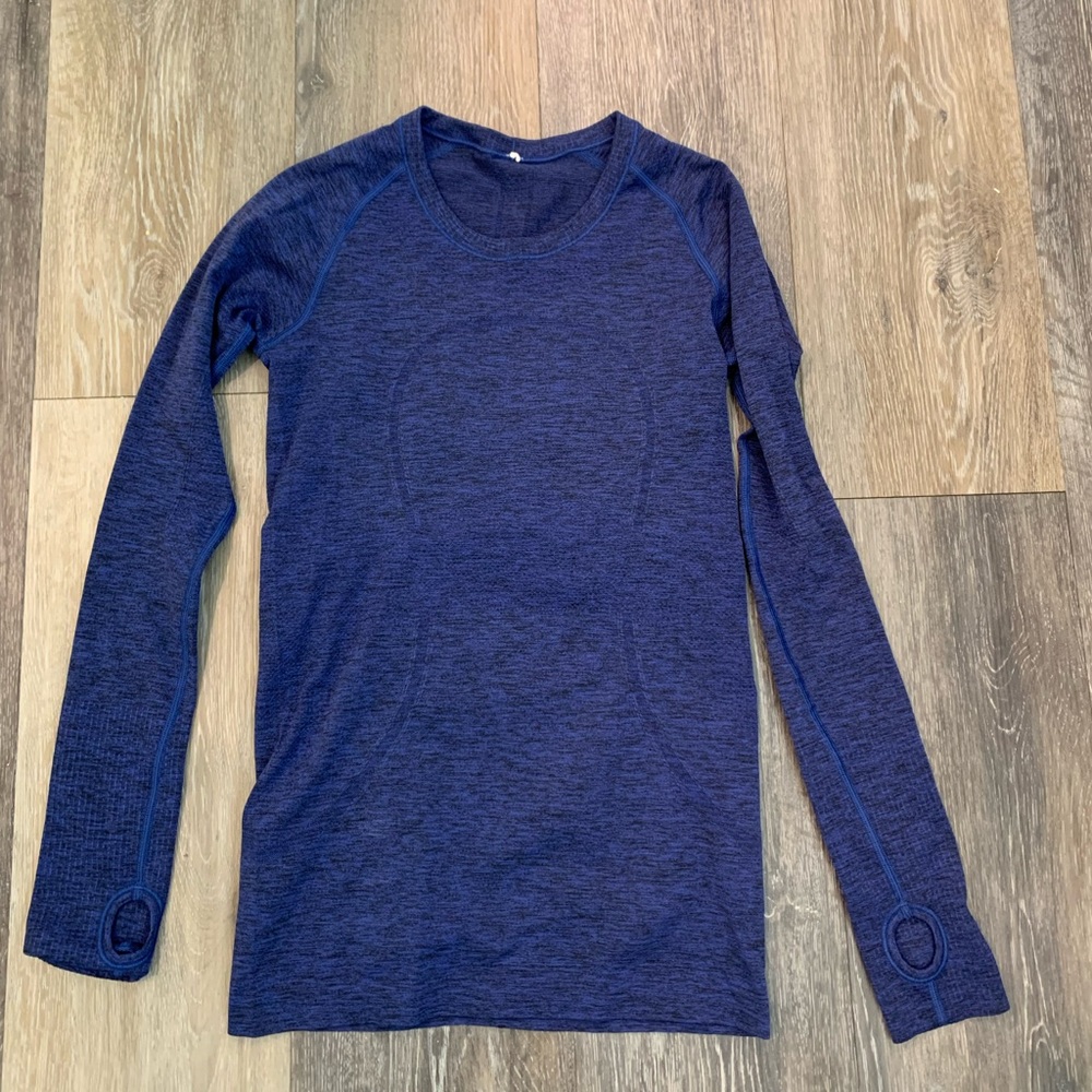 Lululemon Blue Long Sleeve Top
